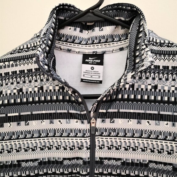 Nike Pro Hyperwarm Series Half-zip Top Size M - Picture 2 of 3